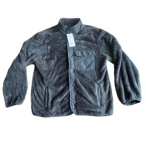 Goodfellow & Co‎ Men's Forest Faux Lightweight Sherpa Jacket Medium Black